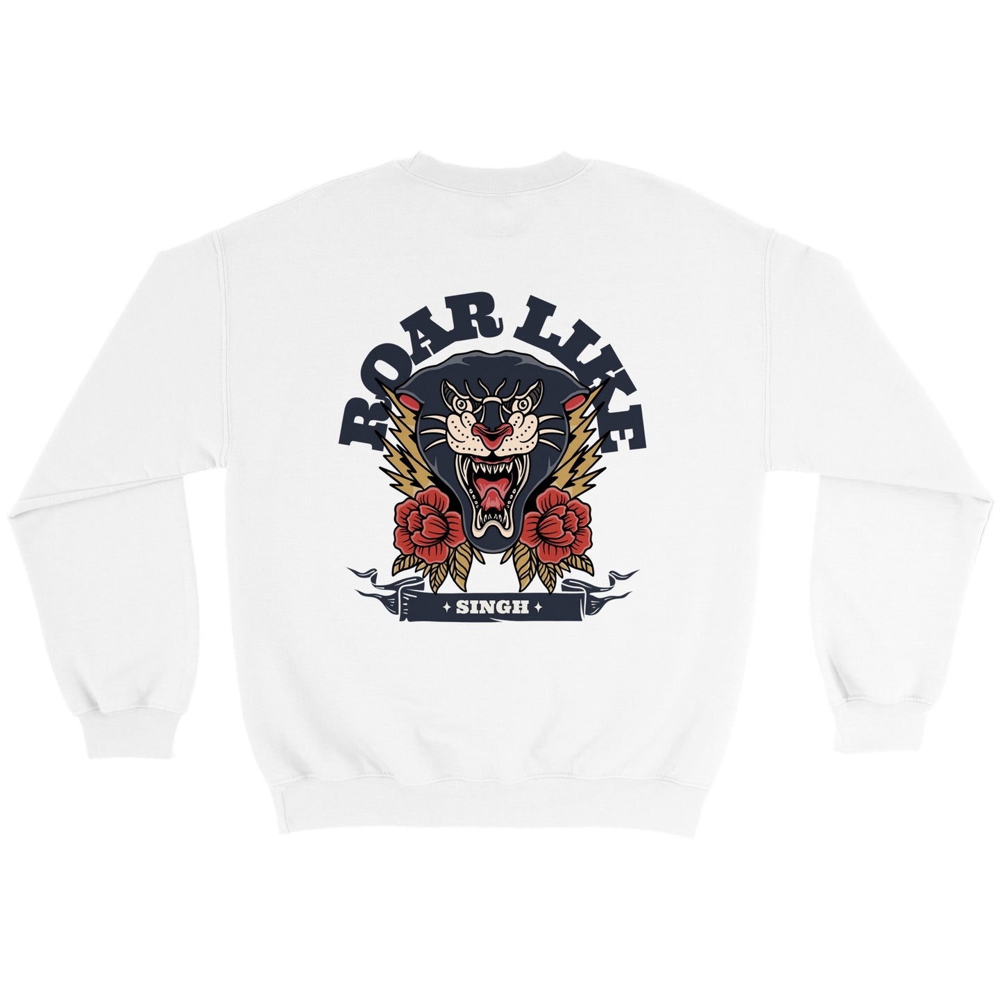 Roar Like a Singh punjabi t shirt unisex Crewneck Sweatshirt