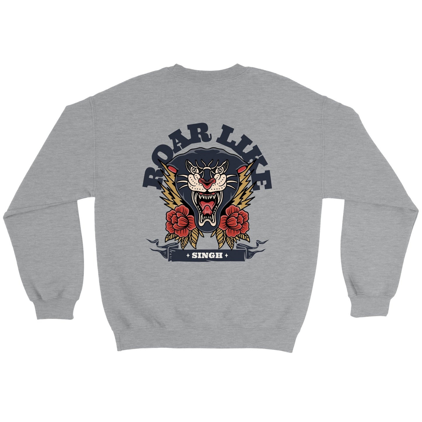 Roar Like a Singh punjabi t shirt unisex Crewneck Sweatshirt