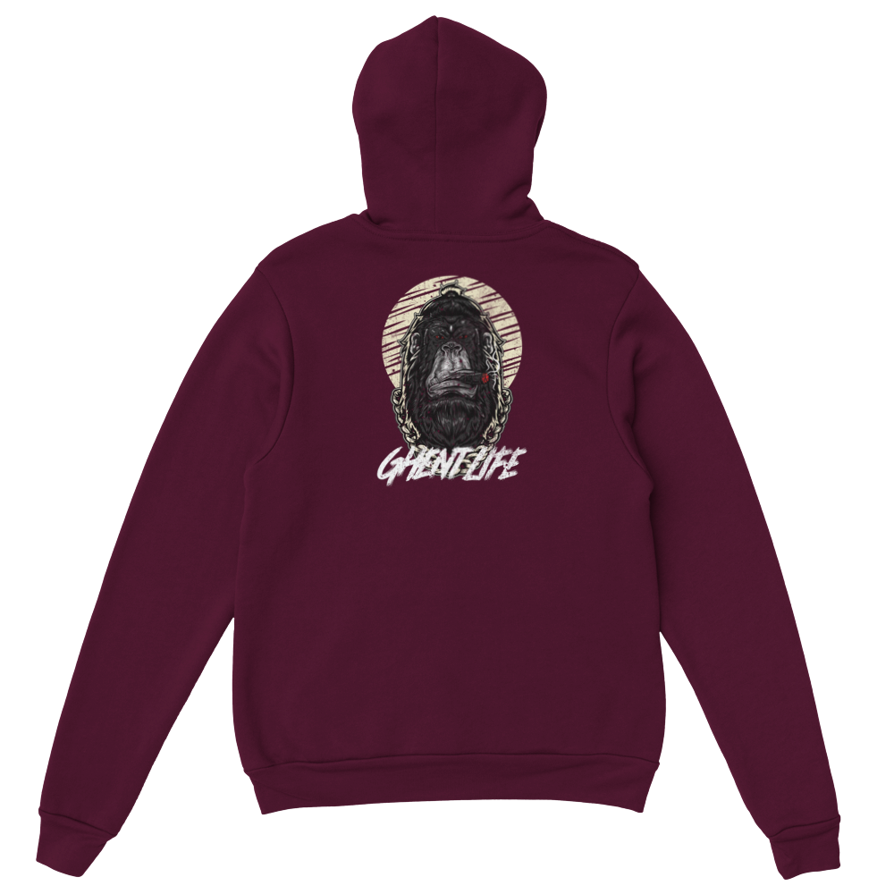 Ghent Life Gorilla with Cigar Classic Mens Pullover Hoodie