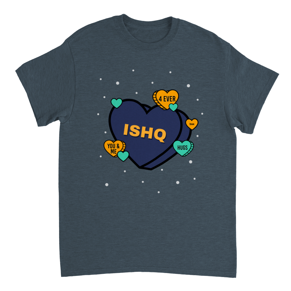 ISHQ 4U Heavyweight Unisex Crewneck T-shirt