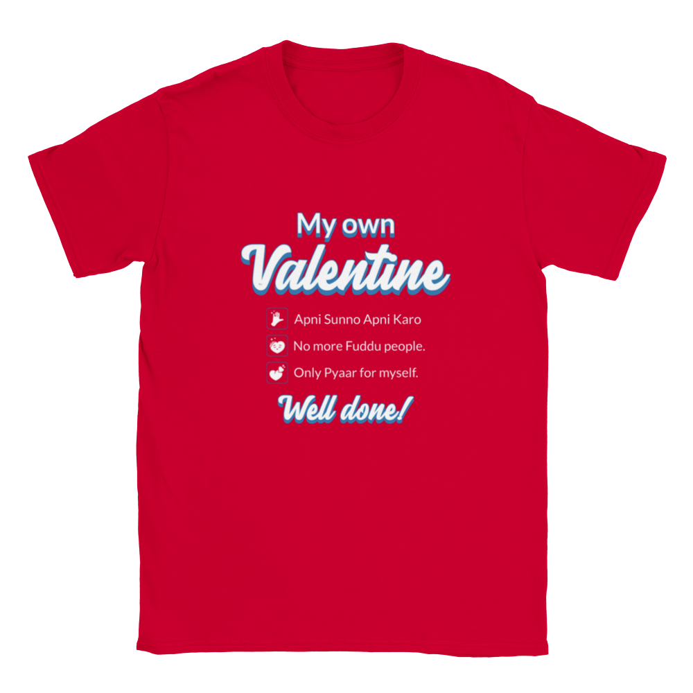 My own Valentine Unisex Crewneck T-shirt