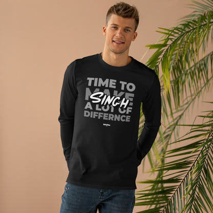 Singh make a difference Long-sleeved Tee