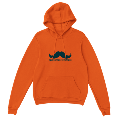 Respect the Moustache Classic Unisex Pullover Hoodie