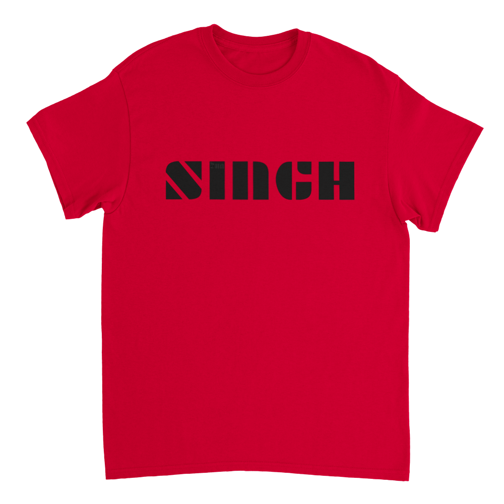 Singh Dashing font Desi Punjabi Heavyweight Unisex Crewneck T-shirt