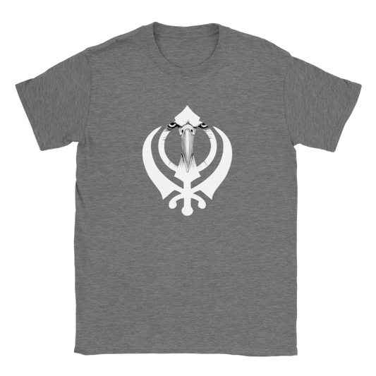 Khanda Sahib with Baaz Unisex Crewneck T-shirt