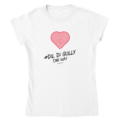 DIL DI GULY  Womens Crewneck T-shirt