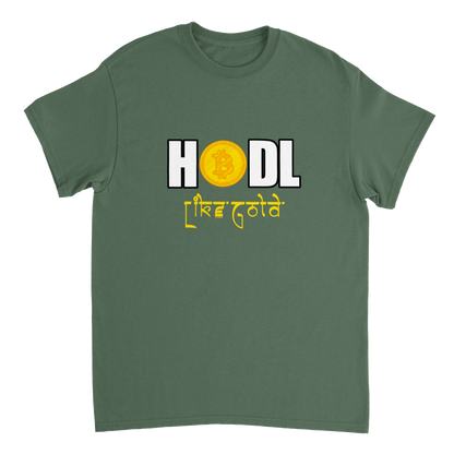 Hold Like Gold Desi Bit Coin Heavyweight Unisex Crewneck T-shirt
