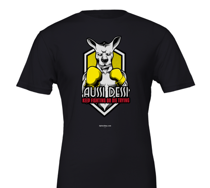 Aussi Desi Kangaroo Boxer Premium Men's Crewneck T-shirt