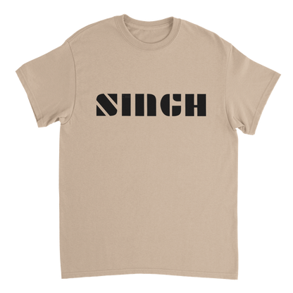 Singh Dashing font Desi Punjabi Heavyweight Unisex Crewneck T-shirt