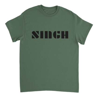 Singh Dashing font Desi Punjabi Heavyweight Unisex Crewneck T-shirt