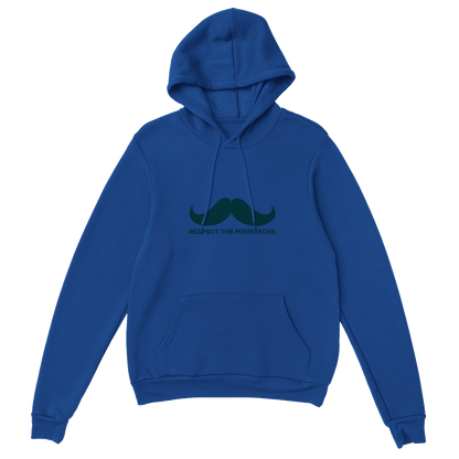 Respect the Moustache Classic Unisex Pullover Hoodie