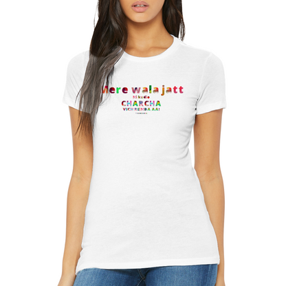 Mere Wala Jatt Premium Womens Crewneck T-shirt
