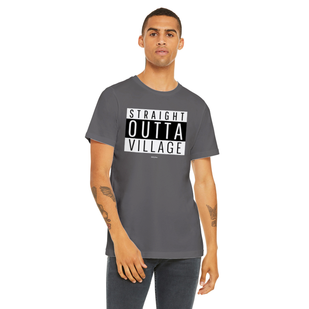 Straight outta Village Men's Crewneck T-shirt