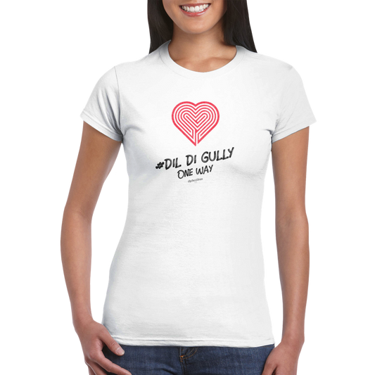 DIL DI GULY  Womens Crewneck T-shirt