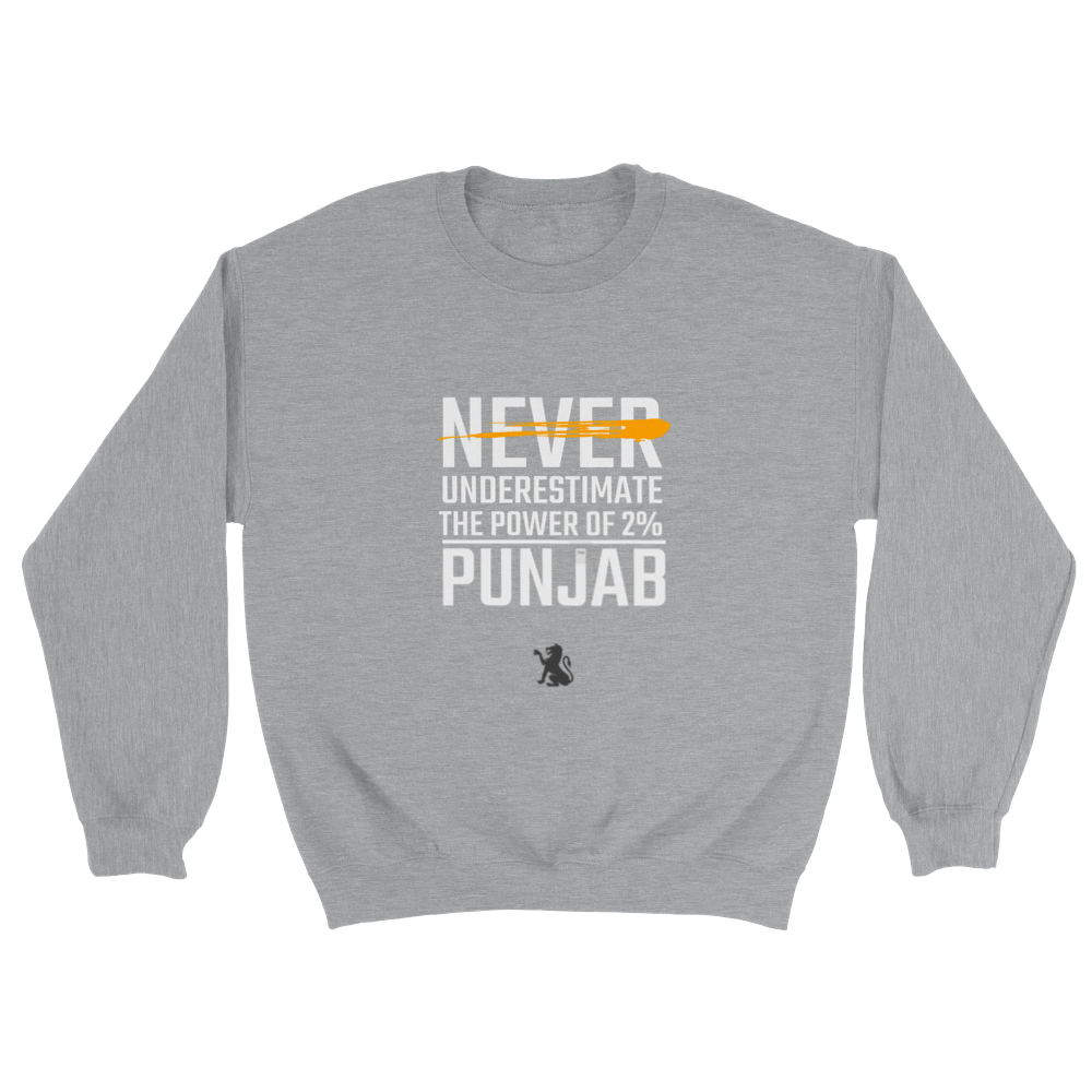 Punjab 2% Power Unisex Crewneck Sweatshirt