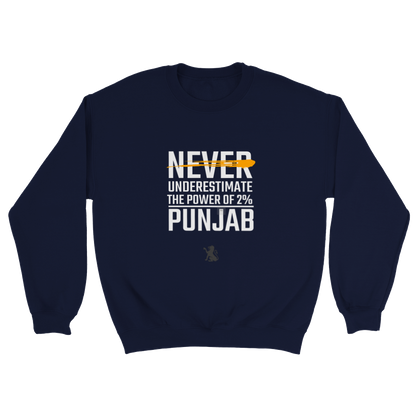 Punjab 2% Power Unisex Crewneck Sweatshirt