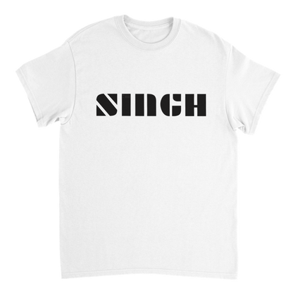 Singh Dashing font Desi Punjabi Heavyweight Unisex Crewneck T-shirt