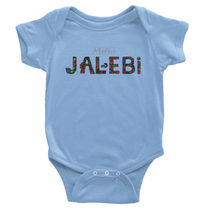 Mithi Jalebi Cute  Baby Girl Short Sleeve Onesies