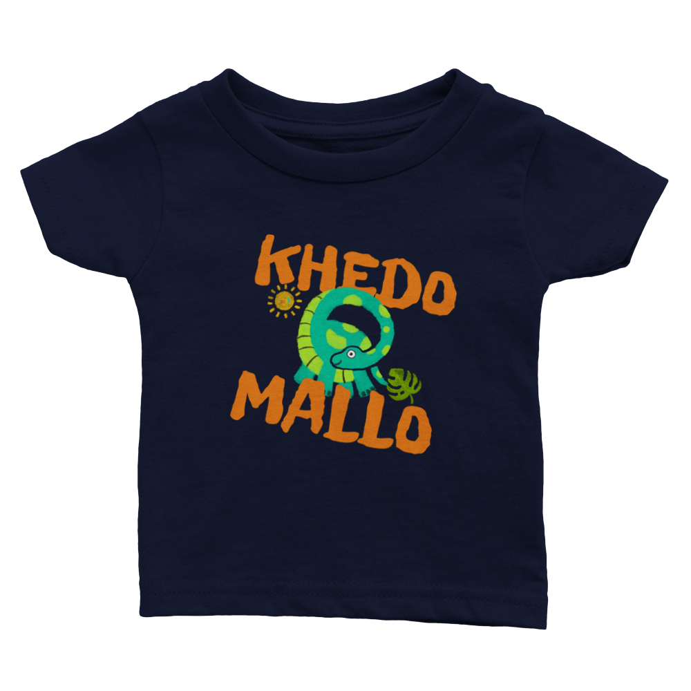 Khedo Mallo Dinosaurs Baby Crewneck T-shirt