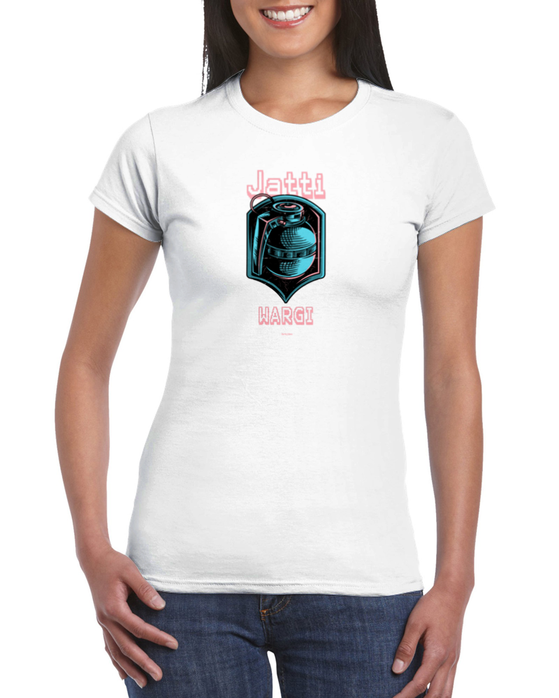 Jatti Grenade wargi Womens Crewneck T-shirt