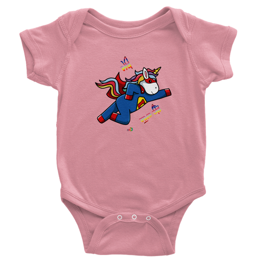 Meri Super Hero Classic Baby Short Sleeve Onesies