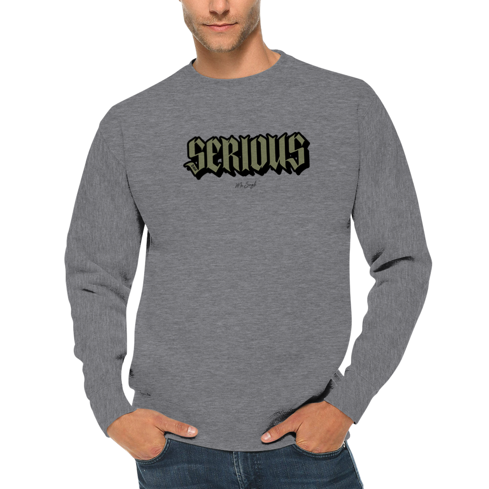Serious Mr Singh Punjabi Customizable Premium Crewneck Sweatshirt